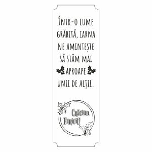Cutie vin Gravură Crăciun #0601