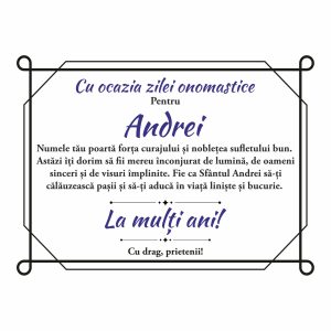 Diplomă Sf. Andrei #0022
