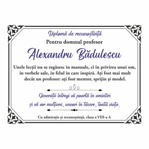 Diplomă Profesori #0053