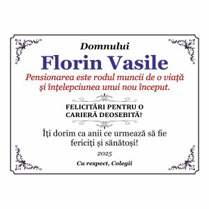 Diplomă Pensionare #0155