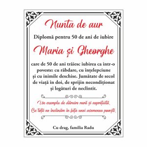 Diplomă Carte Căsătorie #0671