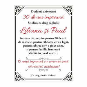 Diplomă Carte Căsătorie #0667