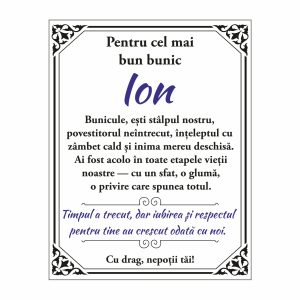 Diplomă Carte Bunicul #0760