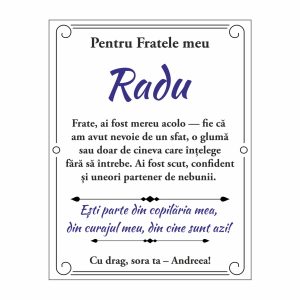 Diplomă Carte Frate #1012