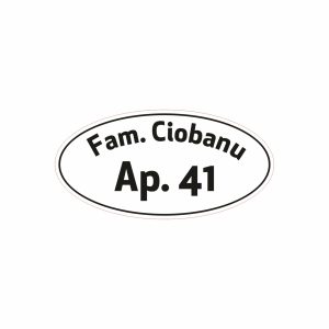Plăcuță Apartament #1179