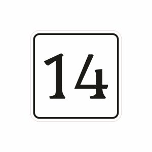 Plăcuță Număr Poartă #1182