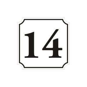 Plăcuță Număr Poartă #1184