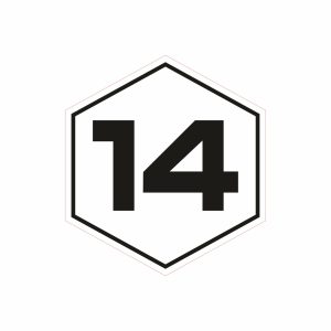 Plăcuță Număr Poartă #1186
