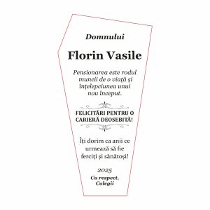 Trofeu Plexiglas Pensionare #0785
