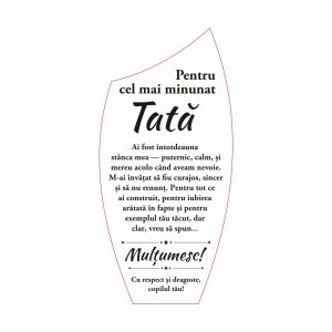 Trofeu Plexiglas Tata #0717