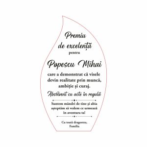 Trofeu Plexiglas Absolvire #0775