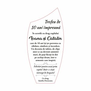 Trofeu Plexiglas Căsătorie #0645