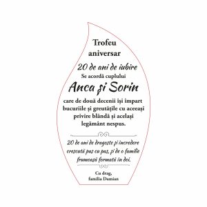 Trofeu Plexiglas Căsătorie #0646