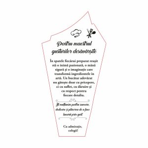 Trofeu Plexiglas Bucătar #0751