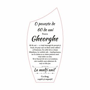 Trofeu Plexiglas Vârstă #0660