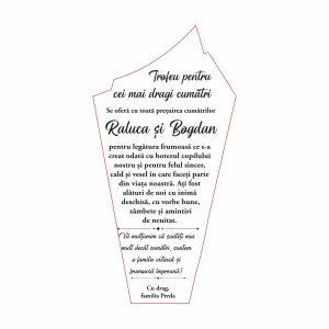 Trofeu Plexiglas Cumătri #0749