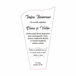 Trofeu Plexiglas Căsătorie #0642