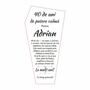 Trofeu Plexiglas Vârstă #0657