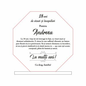 Trofeu Sticlă Vârstă #0636