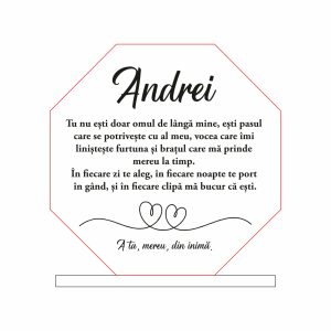 Trofeu Sticlă Iubit #0738