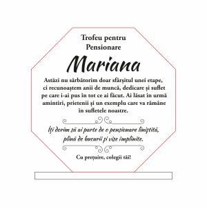 Trofeu Sticlă Pensionare #0780