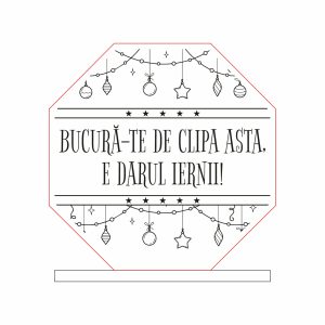Trofeu Sticlă Crăciun #0705