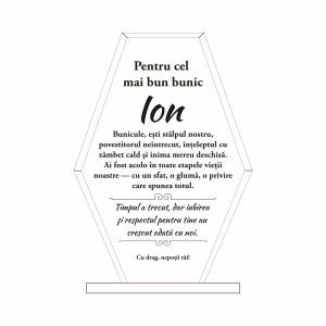 Trofeu Sticlă Bunicul #0728