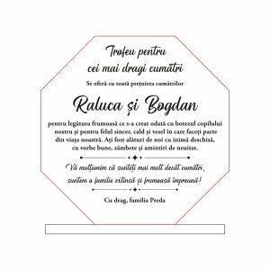 Trofeu Sticlă Cumătri #0748