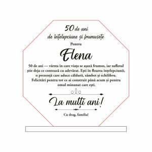 Trofeu Sticlă Vârstă #0640