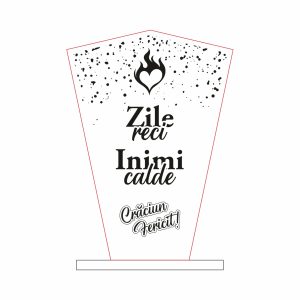 Trofeu Sticlă Crăciun #0695
