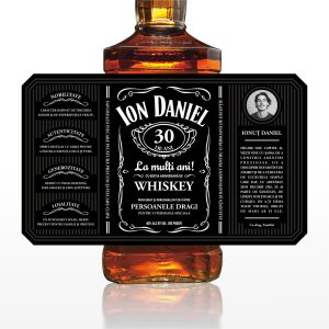 Etichetă Sticlă Whiskey, JACK DANIEL'S #1209