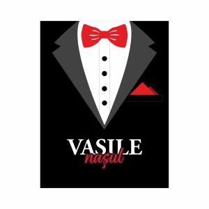 Etichetă Sticlă Vin, Naș Nuntă #1198