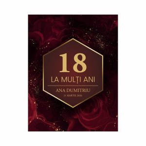 Etichetă Sticlă Vin, Vârstă 18 Majorat #1197